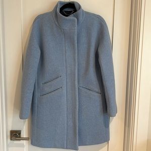 J.Crew Italian Stadium Cloth Cocoon Peacoat
